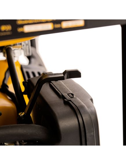 Генератор бенз. (6 - 6,5 кВт, 220 В, 25л, ручной стартер) DENZEL GE-7900 (94638), фото , изображение 19 - Метэкс