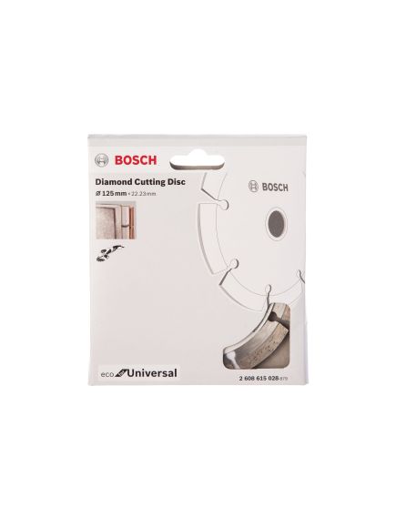 Диск алмазный 125 х 22,2 мм сегментный ECO Universal BOSCH 2608615028, фото , изображение 3 - Метэкс