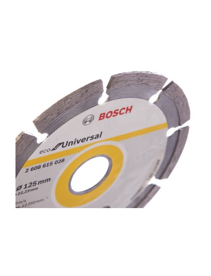 Диск алмазный 125 х 22,2 мм сегментный ECO Universal BOSCH 2608615028, фото , изображение 4 - Метэкс