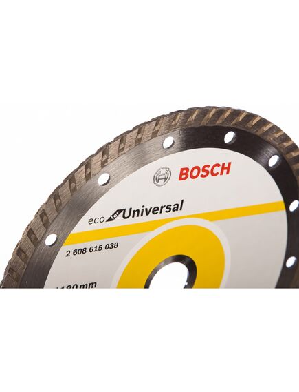 Диск алмазный 180 х 22,2 мм турбо ECO Universal Turbo BOSCH 2608615038, фото , изображение 3 - Метэкс