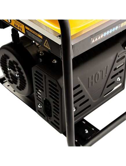 Генератор бенз. (7 - 8,5 кВт, 220 В, 25л, ручной стартер) DENZEL GE-8900 (94639), фото , изображение 8 - Метэкс