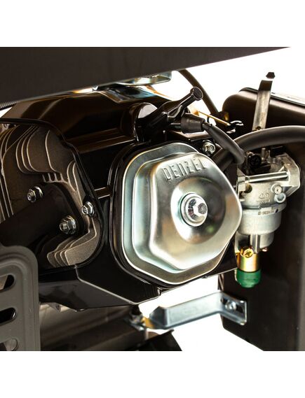 Генератор бенз. (7 - 8,5 кВт, 220 В, 25л, ручной стартер) DENZEL GE-8900 (94639), фото , изображение 9 - Метэкс