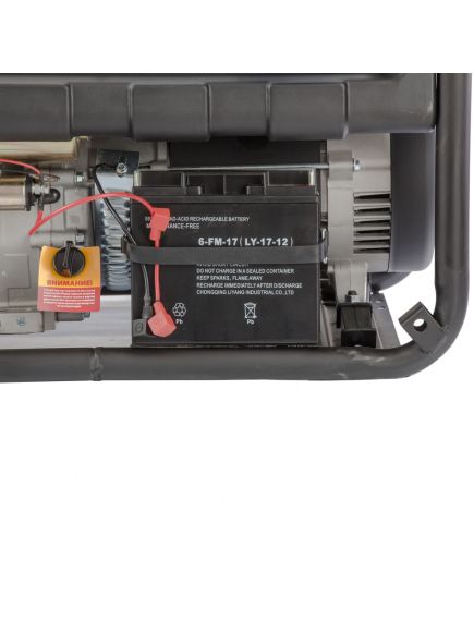 Генератор бенз. (7 - 8 кВт, 220 В, 25л, электростартер) DENZEL PS-80 EA (946924), фото , изображение 13 - Метэкс