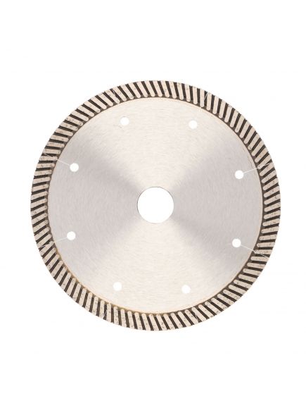 Диск алмазный 150 х 22,2 мм турбо с лазерной перфорацией сухое резание GROSS 73031, фото , изображение 2 - Метэкс