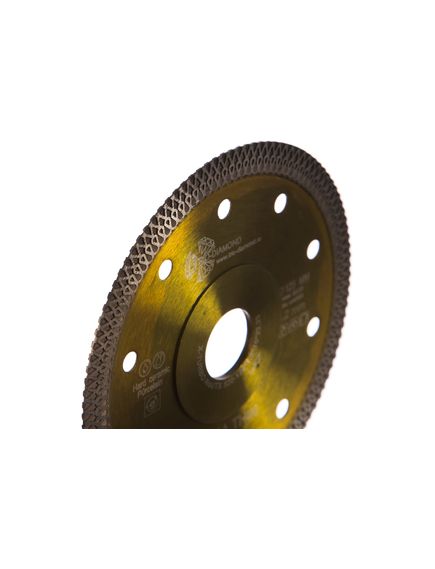 Диск алмазный 125 х 22,2 мм турбо толщина 1,2 мм Ultra Thin X-Turbo TRIO-DIAMOND UTX520, фото , изображение 2 - Метэкс