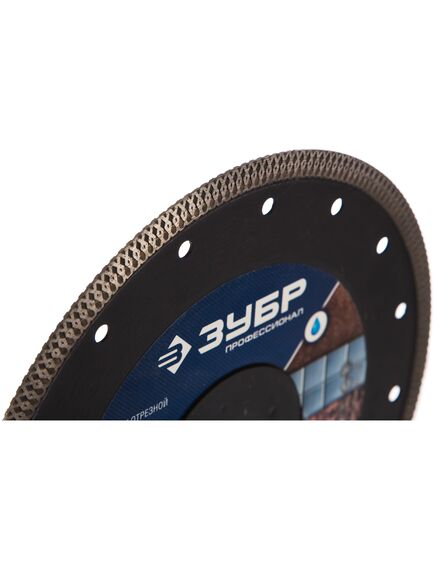 Диск алмазный 230 х 25,4/22,2 мм ТОНКОРЕЗ сплошной ЗУБР 36659-230, фото , изображение 2 - Метэкс