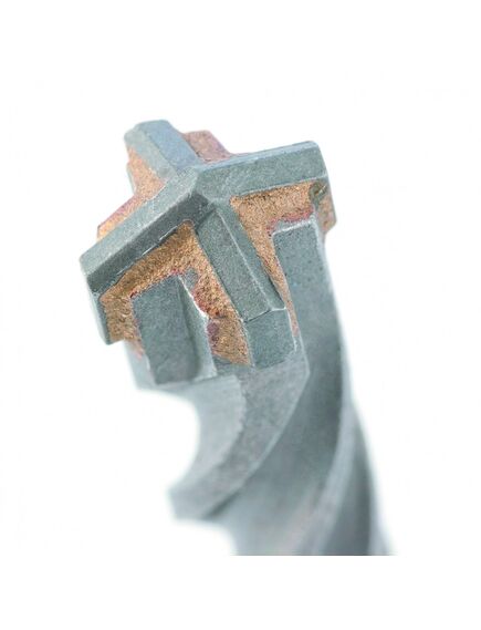 Бур по бетону 12 х 210 мм SDS Plus c крестовой пластиной MATRIX 70652, фото , изображение 2 - Метэкс