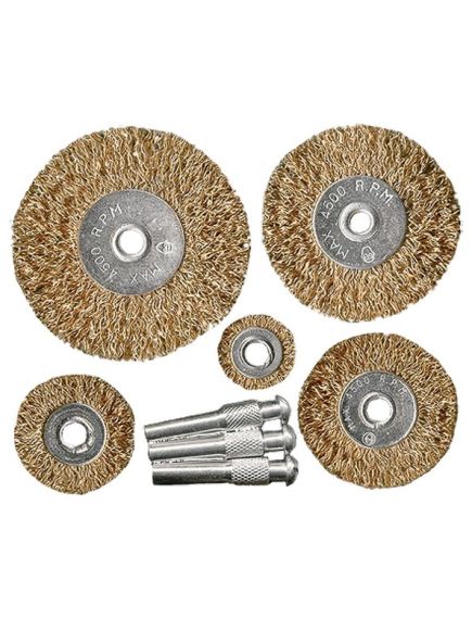 Набор щеток для дрели 5 шт MATRIX 74494, фото , изображение 2 - Метэкс