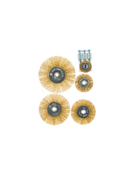 Набор щеток для дрели 5 шт MATRIX 74494, фото , изображение 4 - Метэкс