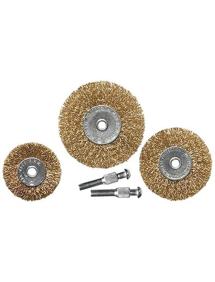 Набор щеток для дрели 3 шт MATRIX 74490, фото , изображение 2 - Метэкс