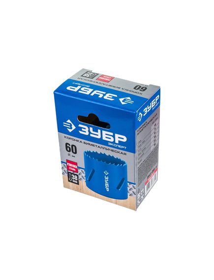 Коронка биметаллическая 60 мм ЗУБР 29531-060_z01, фото , изображение 3 - Метэкс