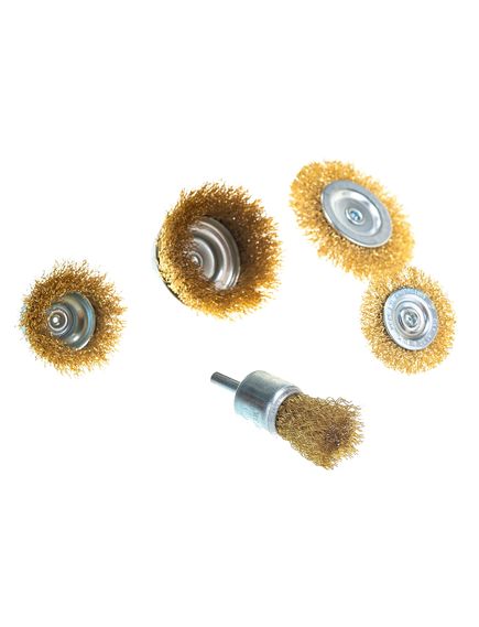 Набор щеток для дрели 5 шт MATRIX 74492, фото , изображение 2 - Метэкс