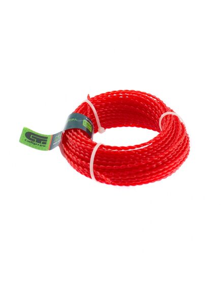 Леска для триммера овальная витая 2.4 мм х 15 м СИБРТЕХ 961375, фото , изображение 3 - Метэкс