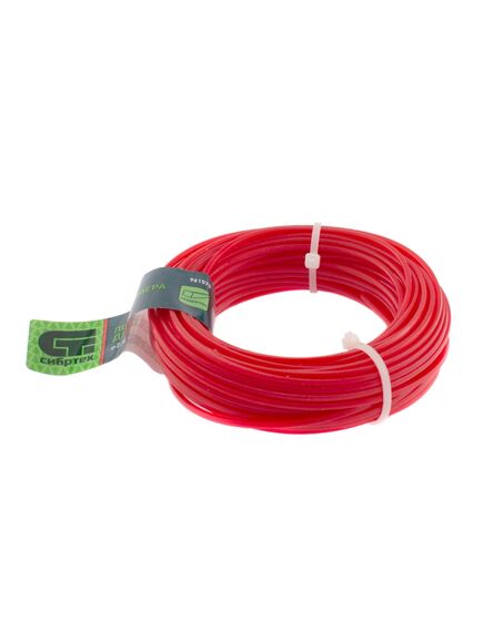 Леска для триммера квадратная 2.4 мм х 15 м СИБРТЕХ 961575, фото , изображение 3 - Метэкс