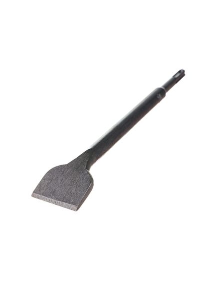 Зубило для перфоратора плоское 14 х 40 х 250 мм SDS Plus отогнутое для снятия плитки MATRIX 70315, фото , изображение 3 - Метэкс