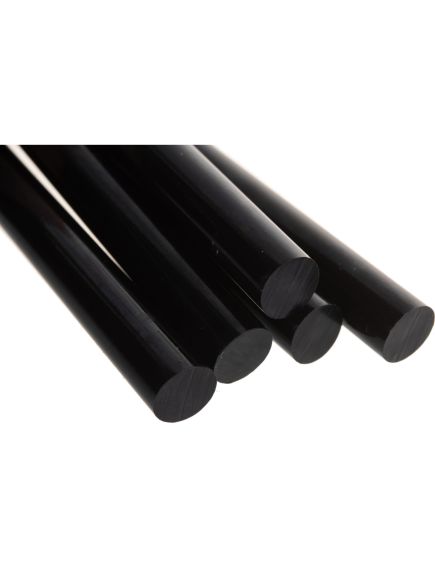 Стержни клеевые черные 11 х 200 мм в упаковке 6 шт MATRIX 930721, фото , изображение 2 - Метэкс