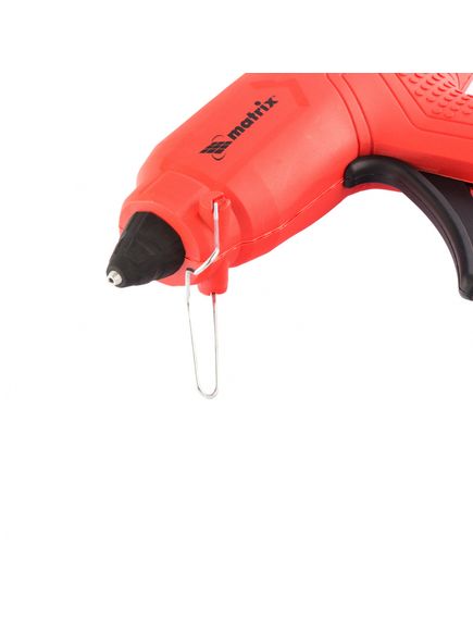 Клеевой пистолет 11 мм 30 (160) Вт 18 г/мин выключатель и индикатор напряжения MATRIX 93006, фото , изображение 3 - Метэкс