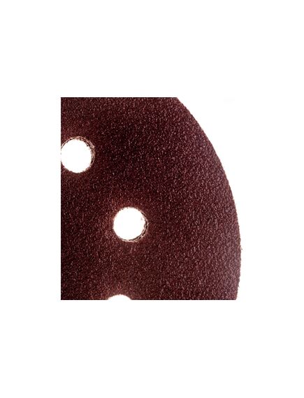 Круг абразивный на ворсовой подложке под "липучку" перфорированный 125 мм P60 5 шт MATRIX 73803, фото , изображение 3 - Метэкс