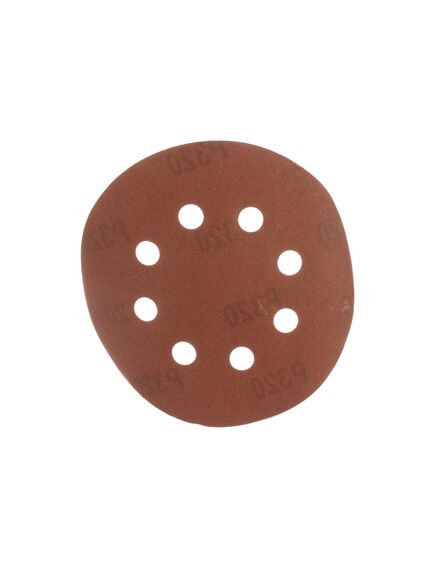 Круг абразивный на ворсовой подложке под "липучку" перфорированный 125 мм P320 5 шт MATRIX 73813, фото , изображение 2 - Метэкс