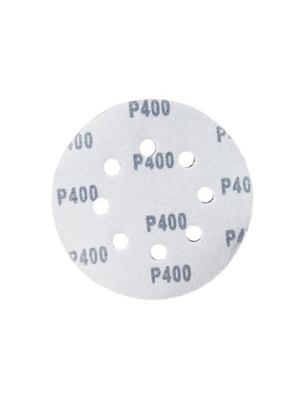 Круг абразивный на ворсовой подложке под "липучку" перфорированный 125 мм P400 5 шт MATRIX 73814, фото , изображение 3 - Метэкс