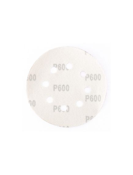 Круг абразивный на ворсовой подложке под "липучку" перфорированный 125 мм P600 5 шт MATRIX 73817, фото , изображение 2 - Метэкс