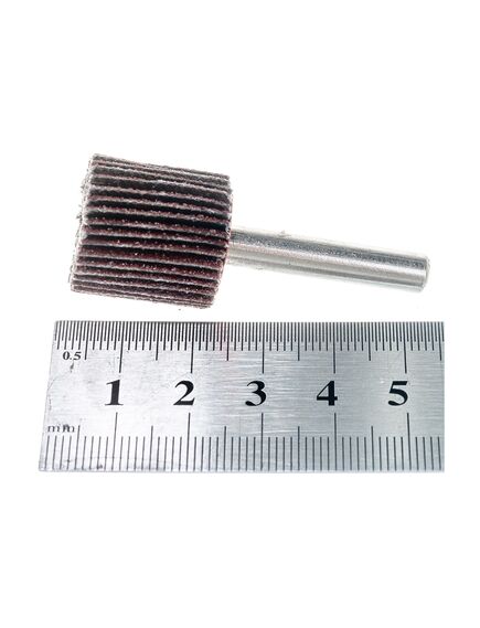 Круг лепестковый для дрели 20х20х6 мм P120 MATRIX 74104, фото , изображение 4 - Метэкс