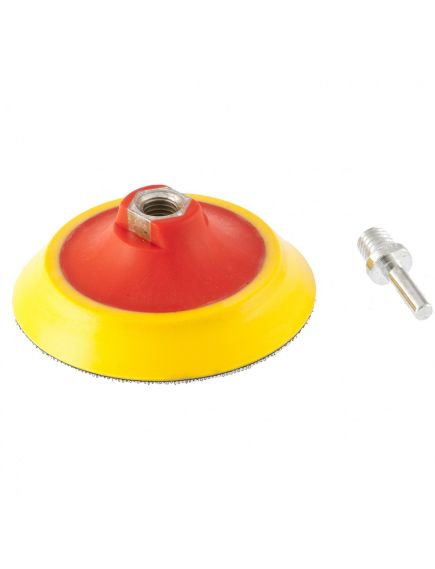 Насадка для дрели и УШМ с липучкой 115 мм мягкая MATRIX 76211, фото , изображение 2 - Метэкс