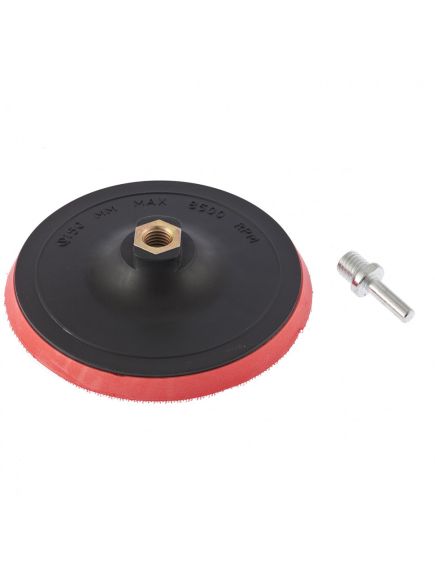 Насадка для дрели и УШМ с липучкой 150 мм MATRIX 76221, фото , изображение 2 - Метэкс