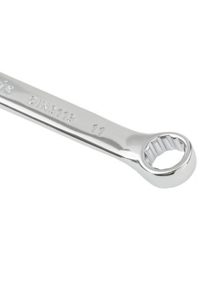 Ключ комбинированный 11 мм полированный хром MATRIX 15155, фото , изображение 2 - Метэкс