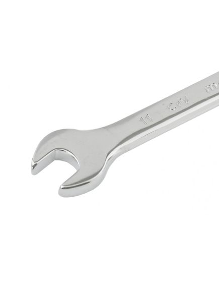 Ключ комбинированный 11 мм полированный хром MATRIX 15155, фото , изображение 3 - Метэкс