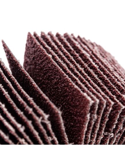 Круг лепестковый для дрели 80х40х6мм Р80 MATRIX 74154, фото , изображение 6 - Метэкс