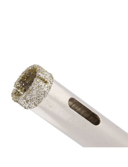 Сверло алмазное по керамограниту 6 х 67 мм трехгранный хвостовик, 2 шт MATRIX 726063, фото , изображение 2 - Метэкс