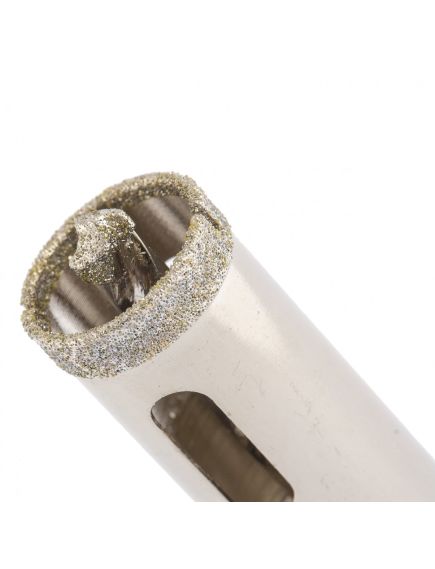 Сверло алмазное по керамограниту 14 х 67 мм трехгранный хвостовик MATRIX 726143, фото , изображение 2 - Метэкс