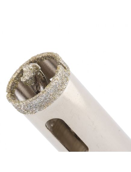 Сверло алмазное по керамограниту 18 х 67 мм трехгранный хвостовик MATRIX 726183, фото , изображение 2 - Метэкс