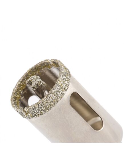 Сверло алмазное по керамограниту 28 х 67 мм трехгранный хвостовик MATRIX 726283, фото , изображение 2 - Метэкс