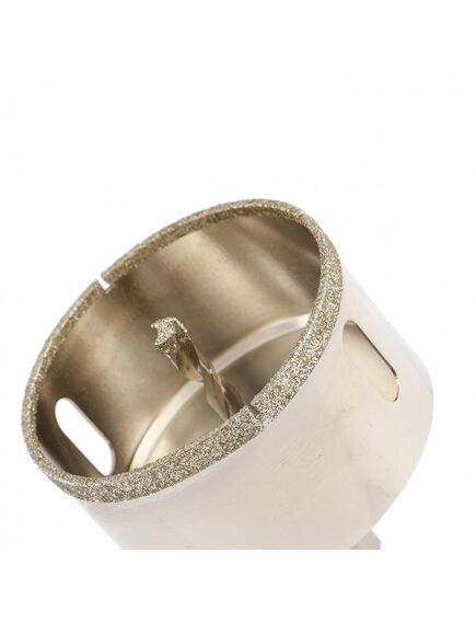 Сверло алмазное по керамограниту 70 х 67 мм трехгранный хвостовик MATRIX 726703, фото , изображение 2 - Метэкс