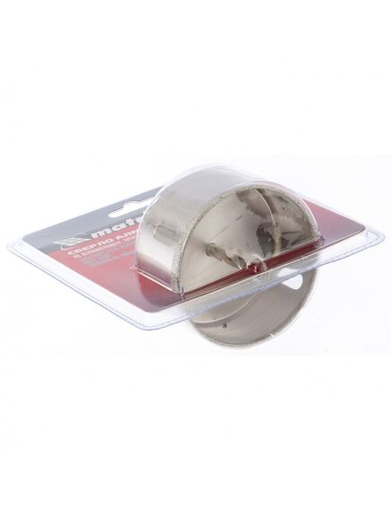 Сверло алмазное по керамограниту 80 х 67 мм трехгранный хвостовик MATRIX 726803, фото , изображение 2 - Метэкс