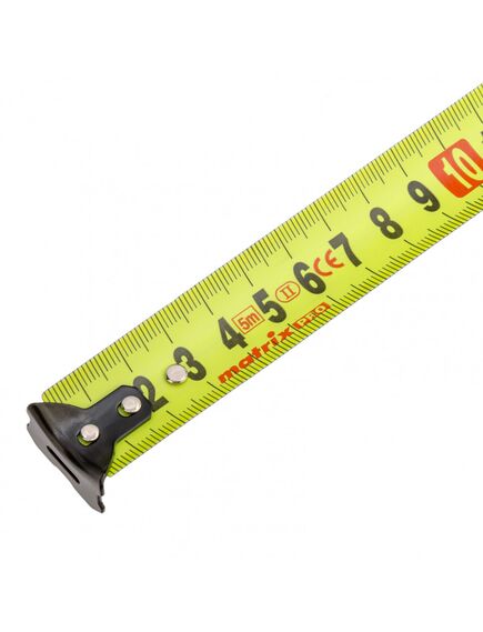 Рулетка 5 м х 25 мм Neon обрезиненный корпус 3 фиксации MATRIX 32592, фото , изображение 3 - Метэкс