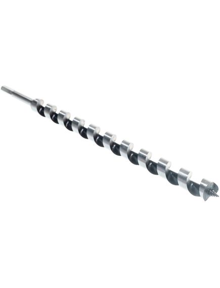 Сверло по дереву шнековое 22 х 460 мм шестигранный хвостовик MATRIX 70127, фото , изображение 2 - Метэкс