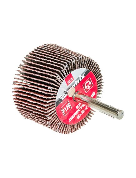 Круг лепестковый для дрели 50х30х6мм Р80 MATRIX 74176, фото , изображение 3 - Метэкс