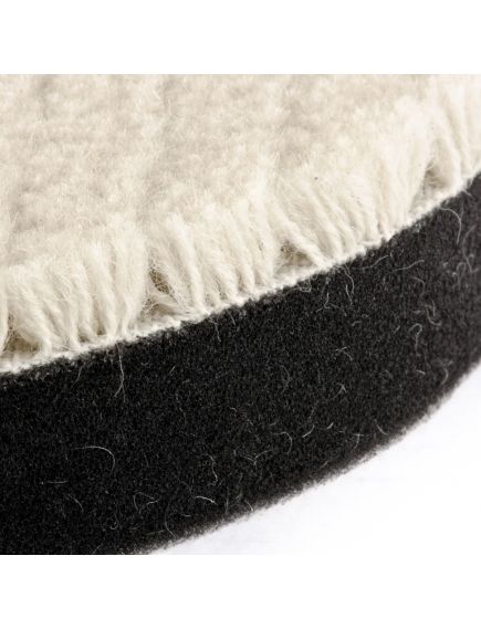 Насадка полировальная "под липучку" 125 мм короткая плетеная шерстяная нить MATRIX 75962, фото , изображение 3 - Метэкс