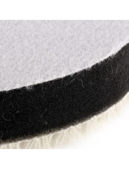 Насадка полировальная "под липучку" 125 мм короткая плетеная шерстяная нить MATRIX 75962, фото , изображение 4 - Метэкс