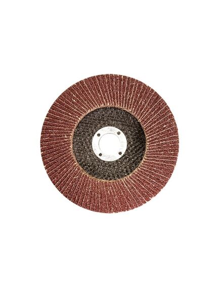 Круг лепестковый торцевой 125 х 22,2 мм зернистость P60 MATRIX 74043, фото , изображение 3 - Метэкс