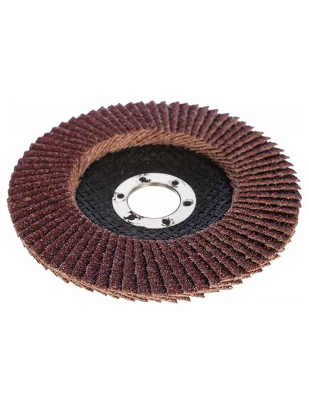 Круг лепестковый торцевой 125 х 22,2 мм зернистость P24 MATRIX 74041, фото , изображение 3 - Метэкс