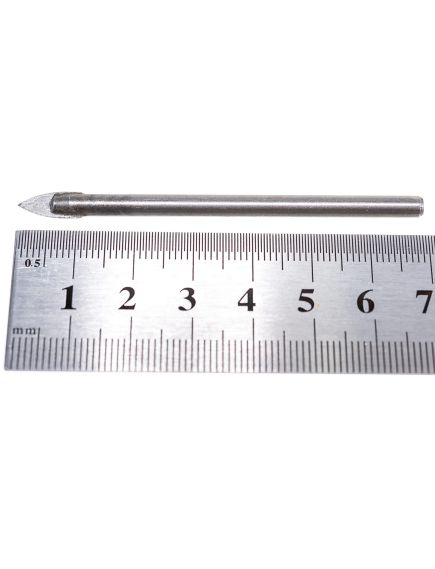 Сверло по кафелю и стеклу 5 мм цилиндрический хвостовик MATRIX 72815, фото , изображение 3 - Метэкс