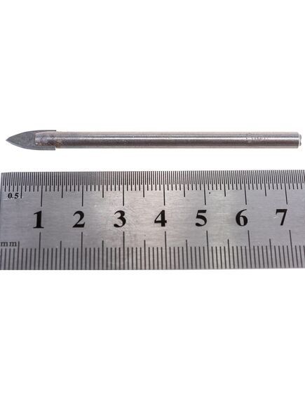 Сверло по кафелю и стеклу 6 мм цилиндрический хвостовик MATRIX 72816, фото , изображение 3 - Метэкс