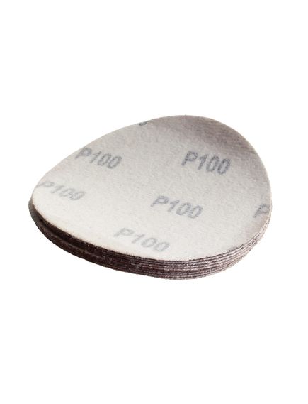 Круг абразивный на ворсовой подложке под "липучку" 115 мм зернистость Р100 10 шт MATRIX 73826, фото , изображение 2 - Метэкс