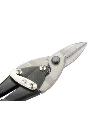 Ножницы по металлу 250 мм пряморежущие для тонкого металла обрезиненные рукоятки MATRIX 78330, фото , изображение 6 - Метэкс