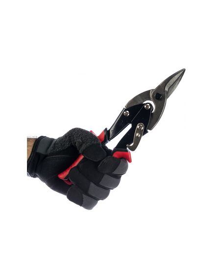 Ножницы по металлу 250 мм пряморежущие для тонкого металла обрезиненные рукоятки MATRIX 78330, фото , изображение 3 - Метэкс