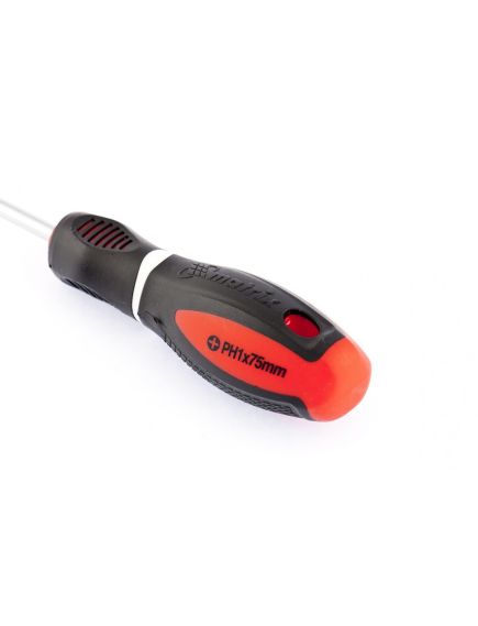 Отвертка PH1 х 75 мм Era 3-х компонентная рукоятка MATRIX 12054, фото , изображение 3 - Метэкс